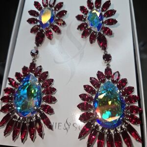 HALF PRICE  Stefanie Somers AB Siam OS Earrings